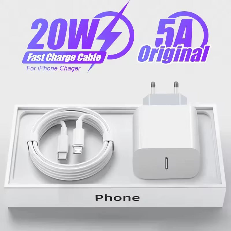 Premium 20W Type-C Fast Charger for iPhone