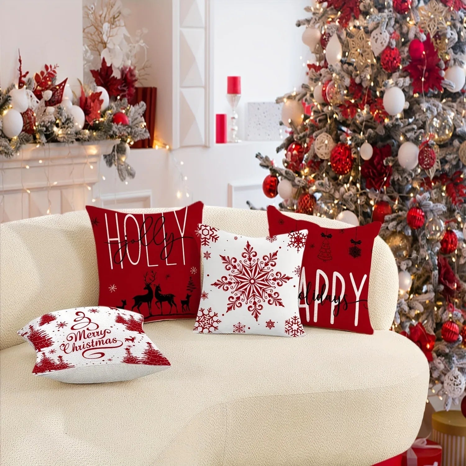 A wonderful Christmas pillow cases