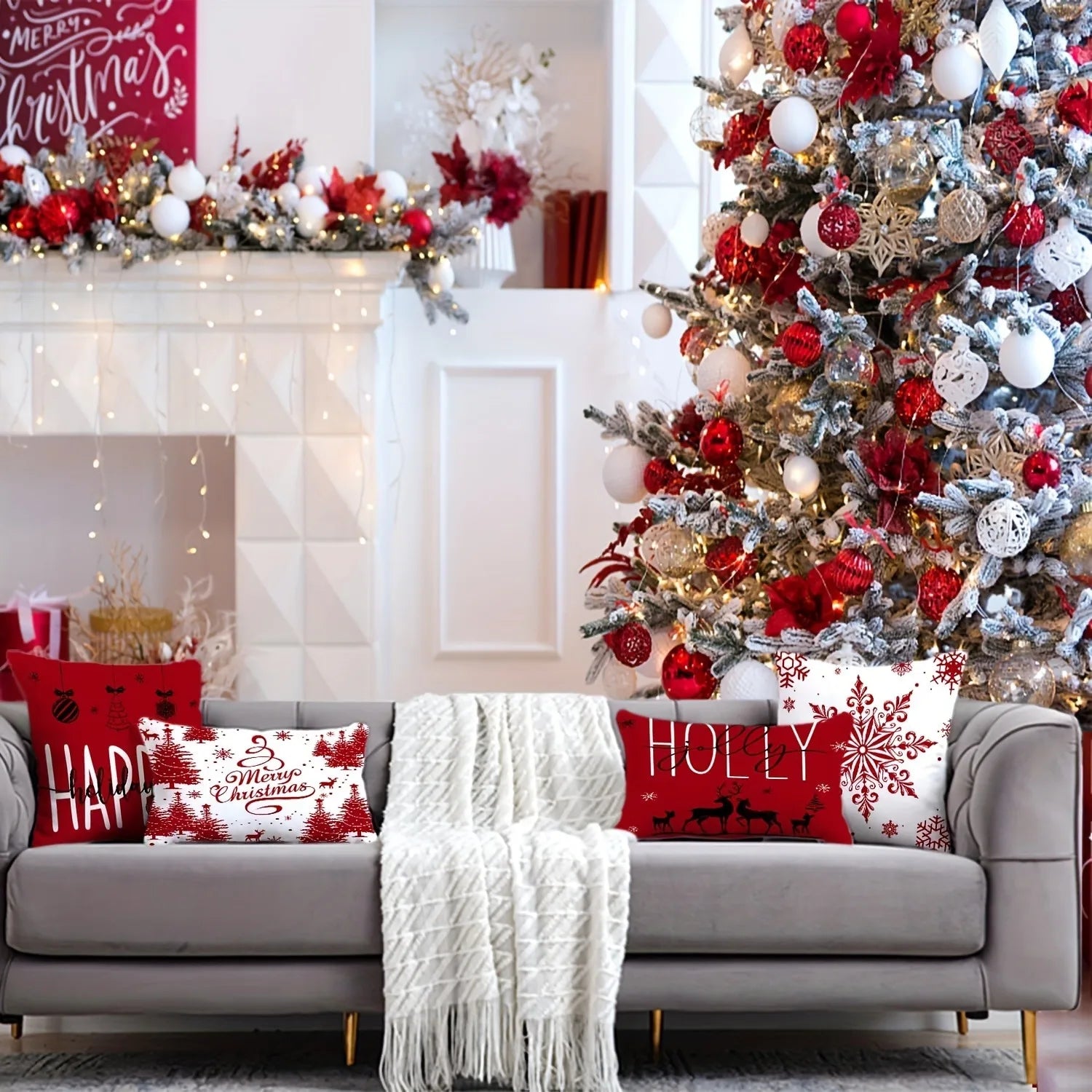 A wonderful Christmas pillow cases