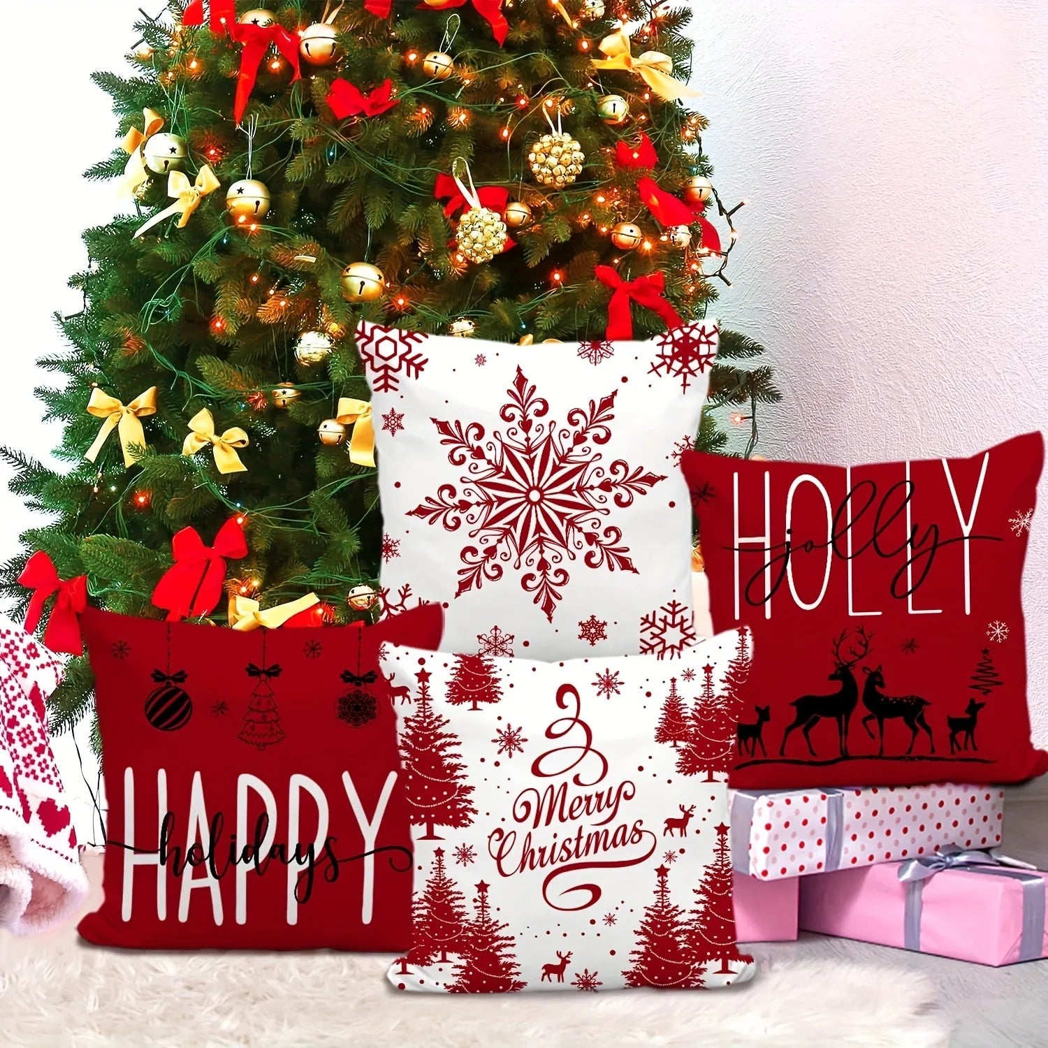 A wonderful Christmas pillow cases